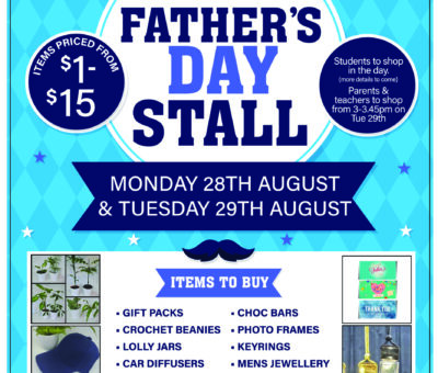 Father’s Day Stall 28th and 29th of August