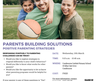 Parent Building Solutions Session
